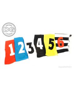 Set of 6 DG Dog Gear racing shirts
